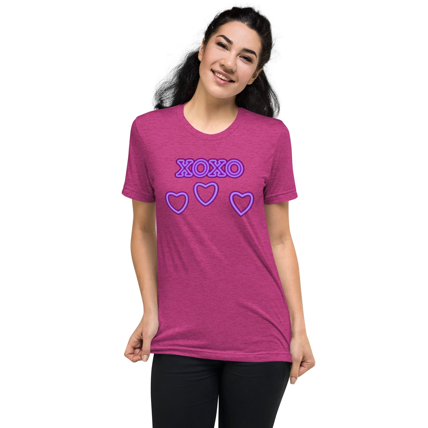 Neon XOXO Short sleeve t-shirt
