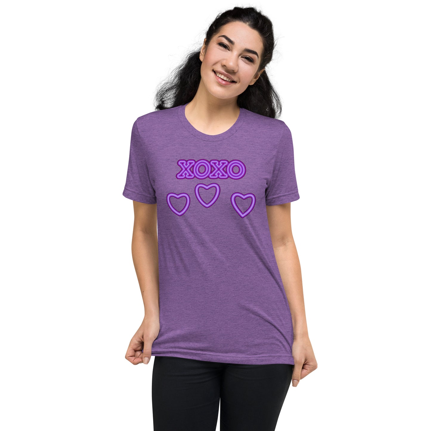 Neon XOXO Short sleeve t-shirt